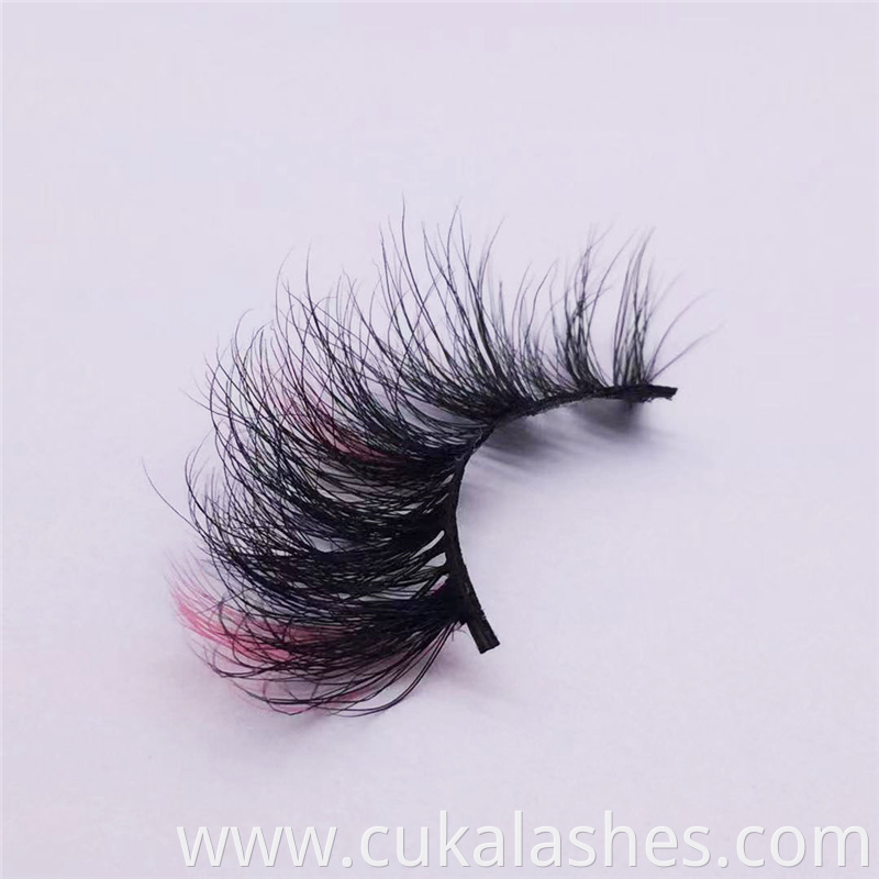 Mink Lashes With Color